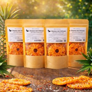 Ananas mit Chilisalz Vorteilspack (4 × 100 g)